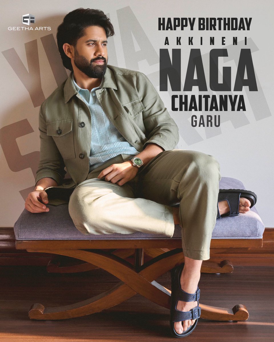 GeethaArts's tweet image. Wishing our dearest Yuva Samrat @chay_akkineni garu a very happy birthday! 🤩

Your charm, screen presence, and humble aura make you a true favourite of everyone. 🤗

Here’s to more blockbusters and magical moments in cinema! ❤️‍🔥

#HBDNagaChaitanya