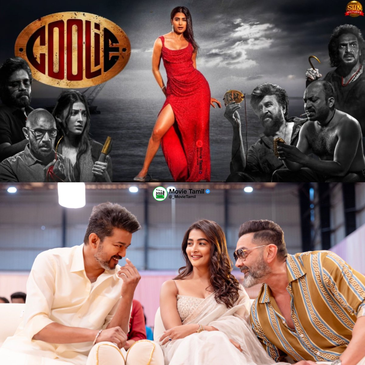 _MovieTamil's tweet image. #Coolie – Tamil Nadu Theatrical Rights sold for ₹100 Cr 🔥🎬

#JanaNayagan – Tamil Nadu Theatrical Rights sold for ₹105 Cr 💥🎥

As Per VP
#ThalapathyVijay | #Rajinikanth