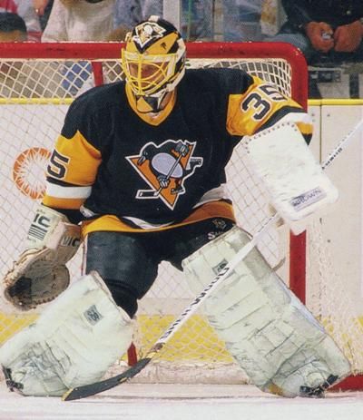 pre2000hockey's tweet image. #vintagehockey #goalies #penguins
