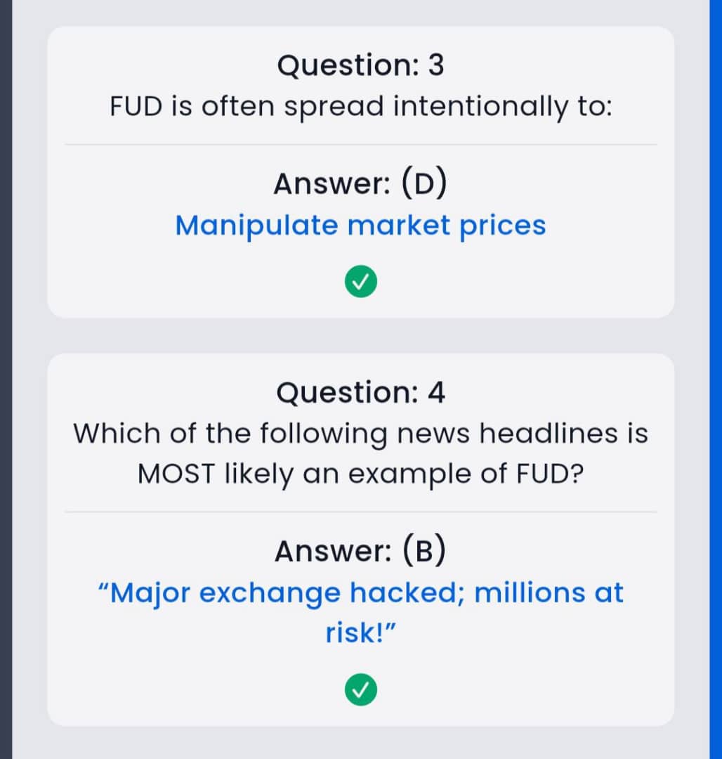 Eaziboy2127's tweet image. 🔥 SYNTAX VERSE Daily General quiz answer !
🗓️ 20.11.2025

❓ Title : FUD in the Crypto market 
🎁 Reward : 26.12 $SYNTAX

✅ Answers : D,B,D,B

✅ Syntax Verse link : syntaxverse.com/rf/7ZH1I11JDP2

Follow me for fast quiz updates 

#syntax #syntaxverse #syntaxvault #syntaxquiz