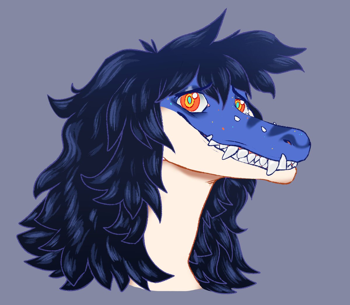 Trying to make a habit of posting more 2D art ~ comm for <a href="/fish_soop/">Cedar🌲</a> from earlier this year!!