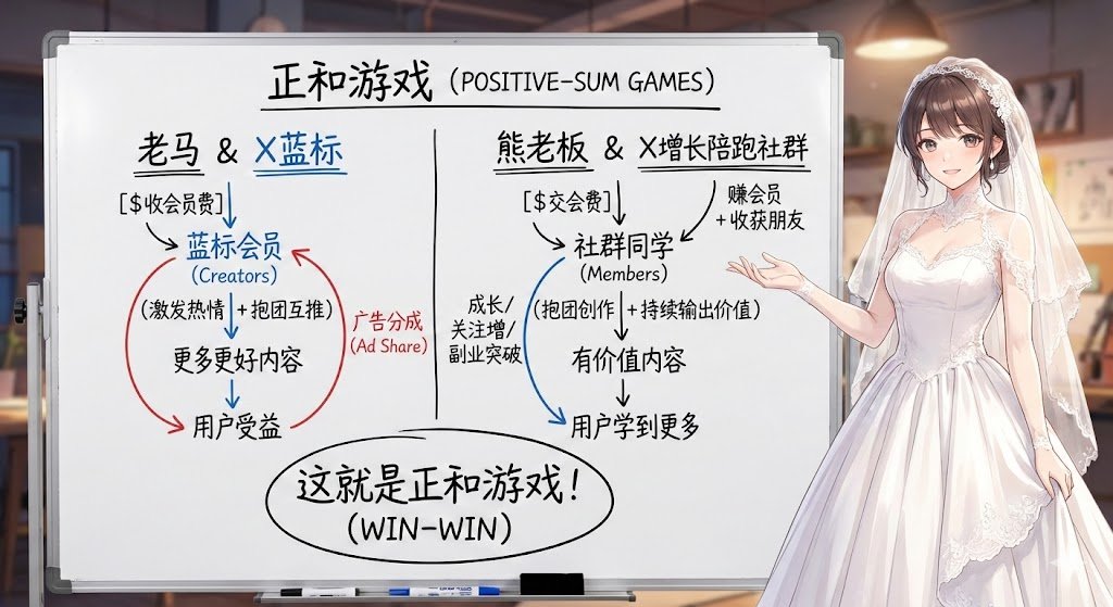 Deixe-me falar sobre jogos de soma positiva.

 Old Ma cobra taxas de adesão ao BlueFocus para inspirar o entusiasmo dos 