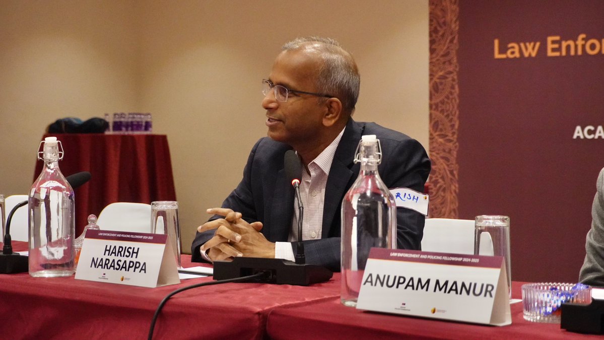 TakshashilaInst's tweet image. Day 2 kicks off with an expert talk by Harish Narasappa — designated Senior Advocate, co-founder of DAKSH, and founding partner of the Bengaluru-headquartered law firm Samvad Partners. He spoke about how technology can strengthen judicial effectiveness and improve the functioning…