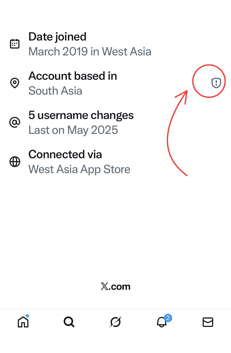 🛑الميزة تبع تغيير الموقع رجعت الان مع تحديثات اضافية

1-صار في تنبيه انه الحساب قد يتأثر بالسفر وتغيير الدولة✅

2-لو حملت VPN راح يكون هناك تنبيه✅

3-راح يظهر دولة المتجر الي حملت منه التطبيق في جهازك والنظام كذلك.✅