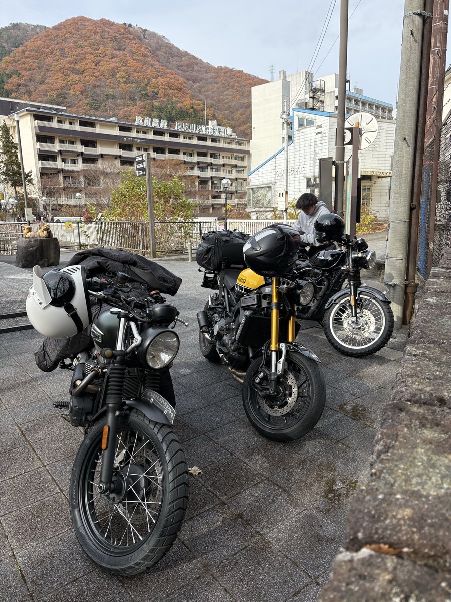 ryo1374's tweet photo. 鬼怒川に寄り道🏍️ 鬼怒子の足湯へ！ https://t.co/QkKQkaYkQU