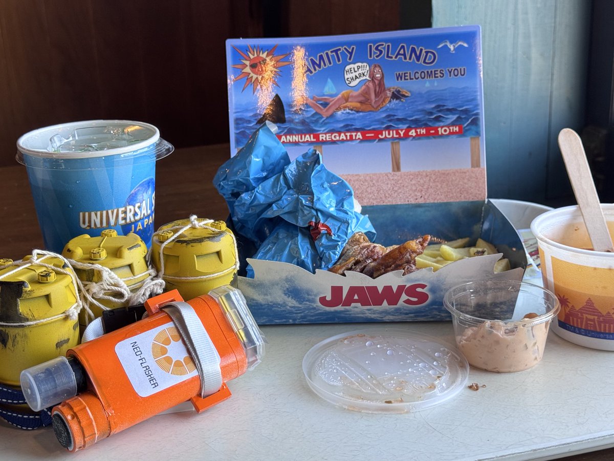 ジョーズ50周年 楽しい！！

#USJファン #ジョーズ50周年