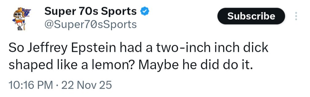 When you used to support pedos, but they interfered with your lemon shirts. You sweet bastards