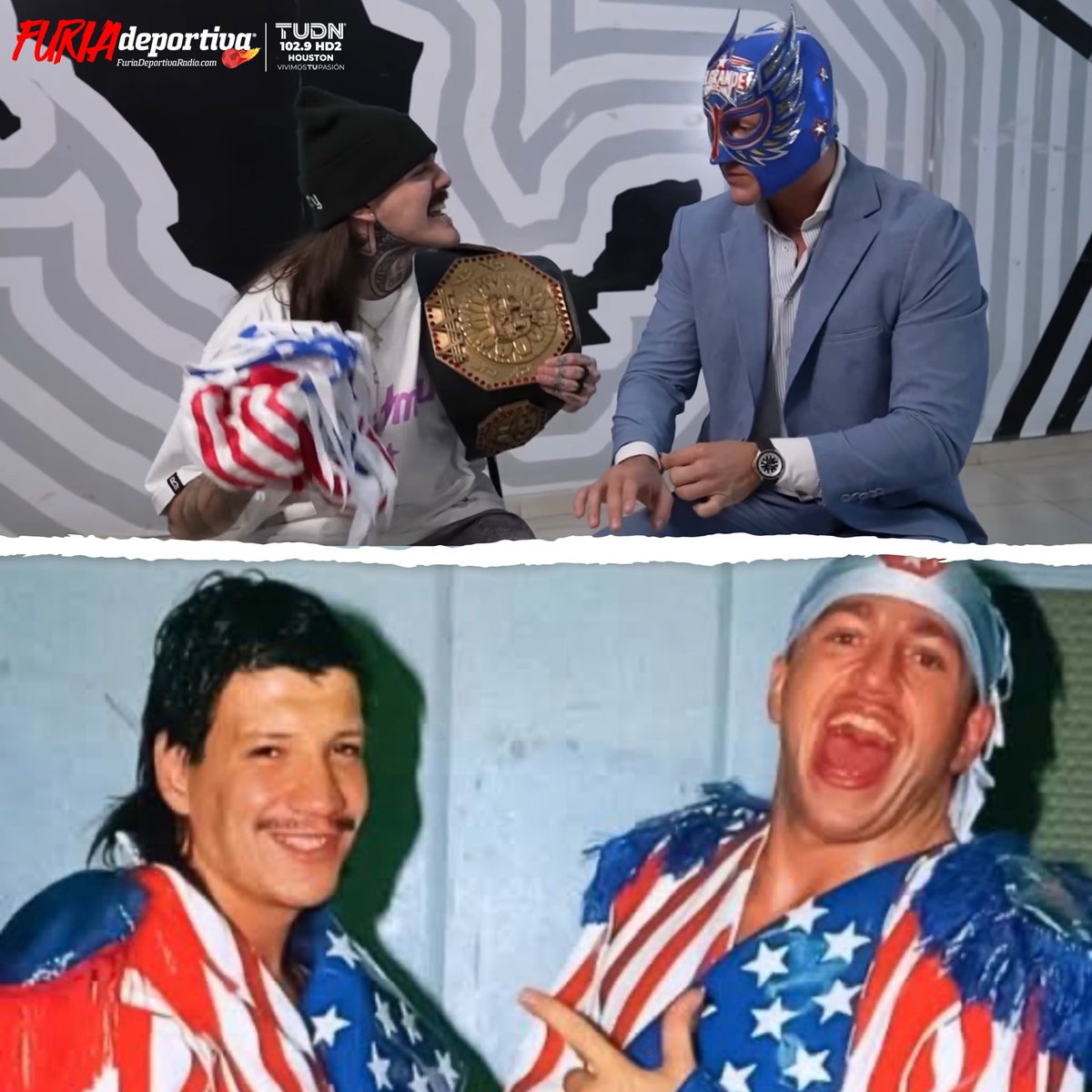 FuriaTUDN's tweet image. #FuriaDeportiva

Dominik Mysterio reveló que junto al Grande Americano formarán a los nuevos Gringos Locos, retomando el legado que marcó época en la lucha libre de manos de Eddie Guerrero y Love Machine.

#FuriaTUDN #FuriaNeta #LuchaLibre #WWE #AAA #GringosLocos