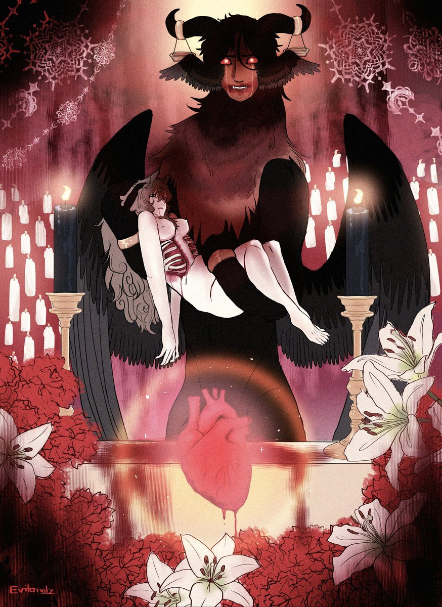 eviternalzz's tweet photo. Did the life of your lover mean nothing to you? Or are you so engulfed by your deadly sins that you go blind?
#art #artwork #lore #drawing https://t.co/6fuRldketN