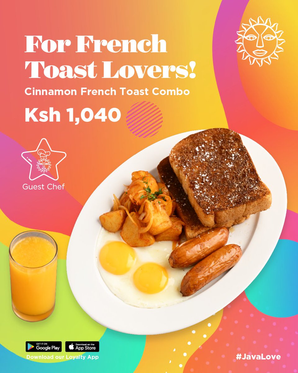 javahouseafrica's tweet image. This Sunday, order from the November Specials menu or the Guest Chef menu for your breakfast! #JavaLove