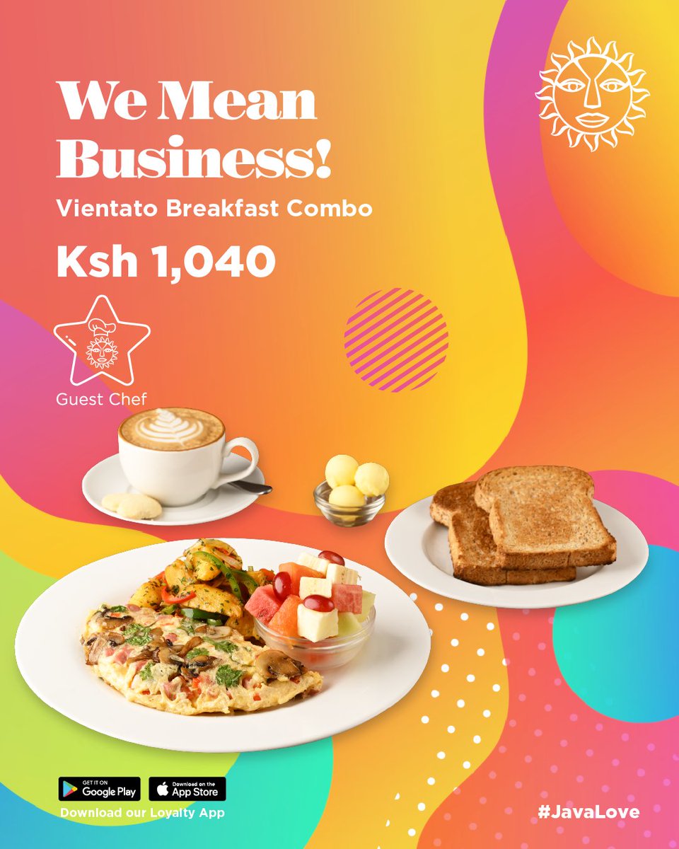 javahouseafrica's tweet image. This Sunday, order from the November Specials menu or the Guest Chef menu for your breakfast! #JavaLove