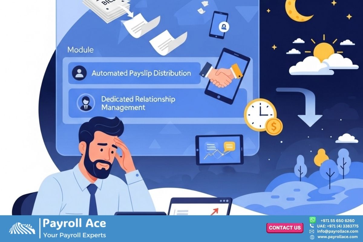 payrollaceworld's tweet image. Is your payroll vendor just a faceless company? ❌ Our payroll outsourcing provides a dedicated Relationship Manager who understands your business in the Middle East. 💼 #PayrollSolutions #GCCBusiness