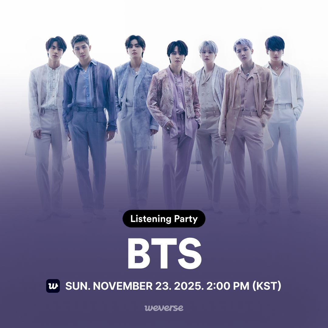 weverseofficial's tweet image. [#Weverse_ListeningParty] BTS &apos;Spatial Audio&apos; Listening Party🎧 

⏰ 잠시 후 2 PM (KST), BTS의 음악이 공간 음향으로 새롭게 펼쳐집니다💫

BTS Apple Music Spatial Audio - ‘화양연화’ &amp;amp; ‘Love Yourself’ 시리즈 발매 기념 리스닝 파티!
몰입감 넘치는 생생한 사운드를 경험하고 실시간…