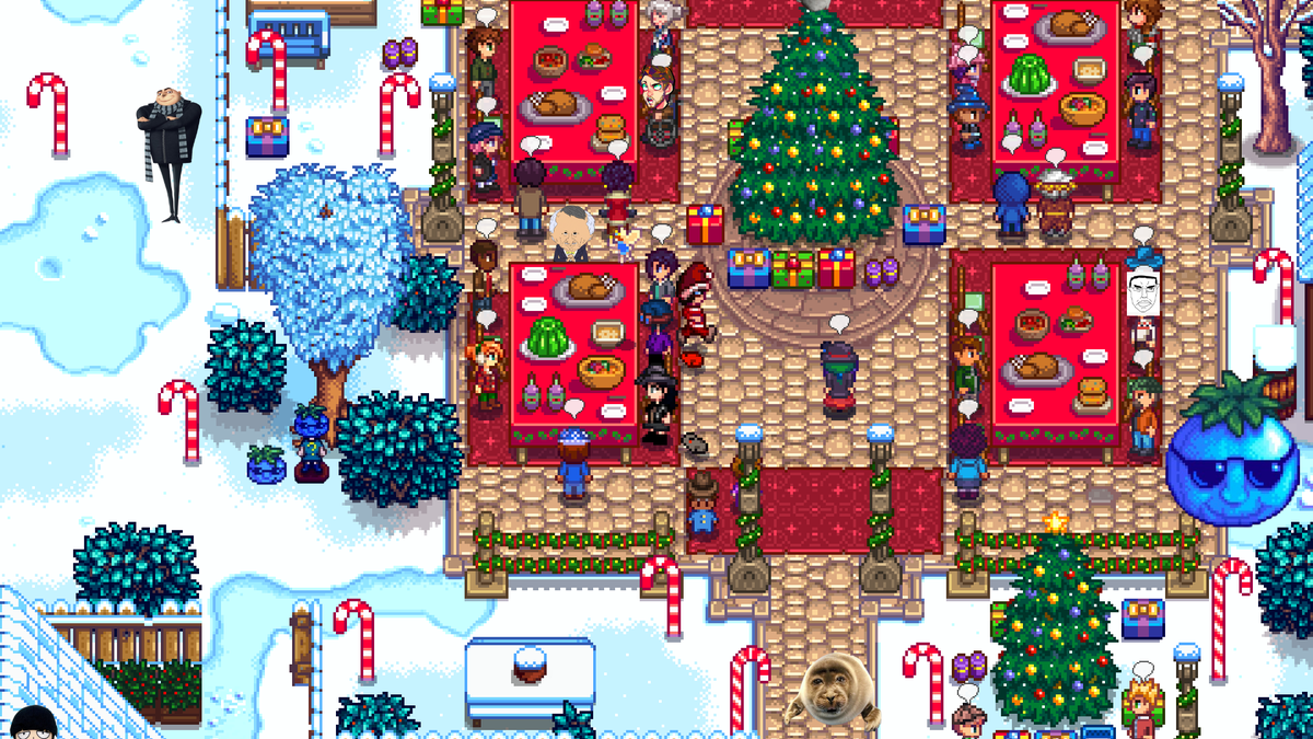 FeloniousFarm's tweet image. Here at Felonious Farm™ we love the festive season, so we were happy to celebrate the feast of the winter star! We loved all the despicable gifts we were given and can't wait for the next season!
