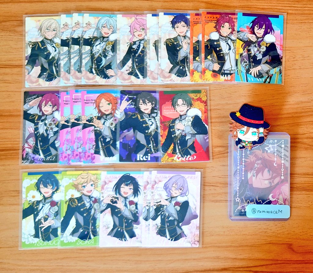 【交換】あんスタ スタフォニ カードコレクション

譲)
○英智 渉 桃李 弓弦 ○真緒 ○マヨイ ☆茨 ゆうた ☆零 ○敬人 つむぎ 宙 ○エス ○ユメ

求)
斑or定価+送料
・☆は無印同数含むお取引(零は悩んでいる為厳しめ)

郵送or土日名古屋手渡し
お気軽にお声掛けください