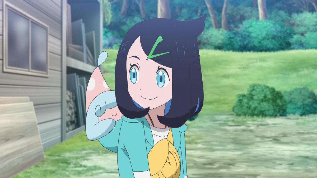 anipoke_PR's tweet image. 第118話では、リコの #テブリム が
#ブリムオン に進化しましたね♪

かつてはリコのフードにすっぽり収まっていた
#ミブリム が、テブリムに進化してフードを卒業

今や、#マスカーニャ と共に
リコと寄り添う姿には圧もある存在感に…！

bit.ly/4euLACP
