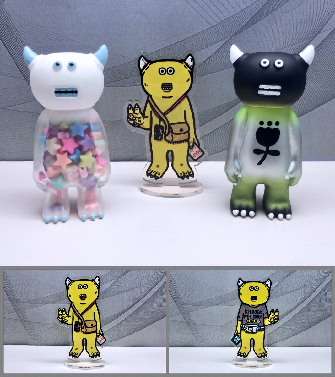 toshibon1206's tweet image. デザフェス戦利品5

アサヨシさん(@ymbk_yellow)のブースで「Pastel Starry Mint」と「cosmic florist」、そしてアクスタをお迎えしました🟡✨
お目当てのソフビをゲットできて、サインまでいただけて嬉しいです☺️
ありがとうございました🙏

#デザフェス戦利品
#デザフェス62リポスト
@designfesta