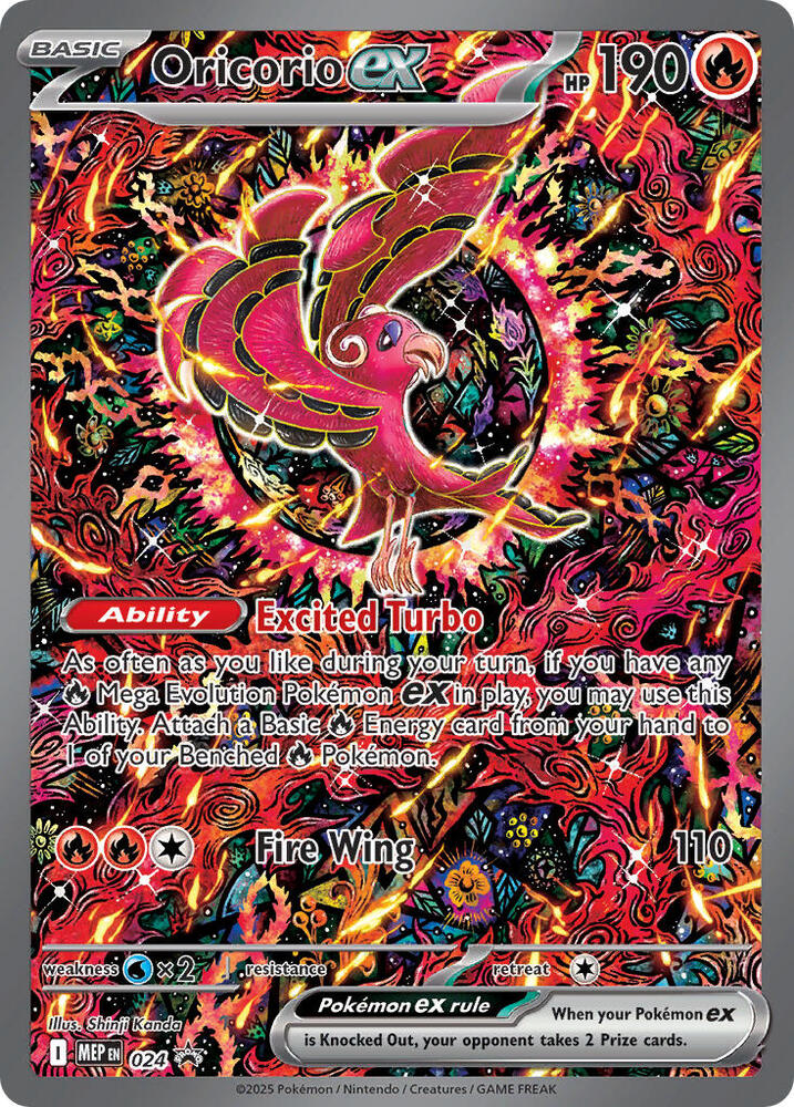 SteeloAndKri's tweet image. Does anyone have an extra Oricorio ex promo for sale that can do $20 shipped PWE?