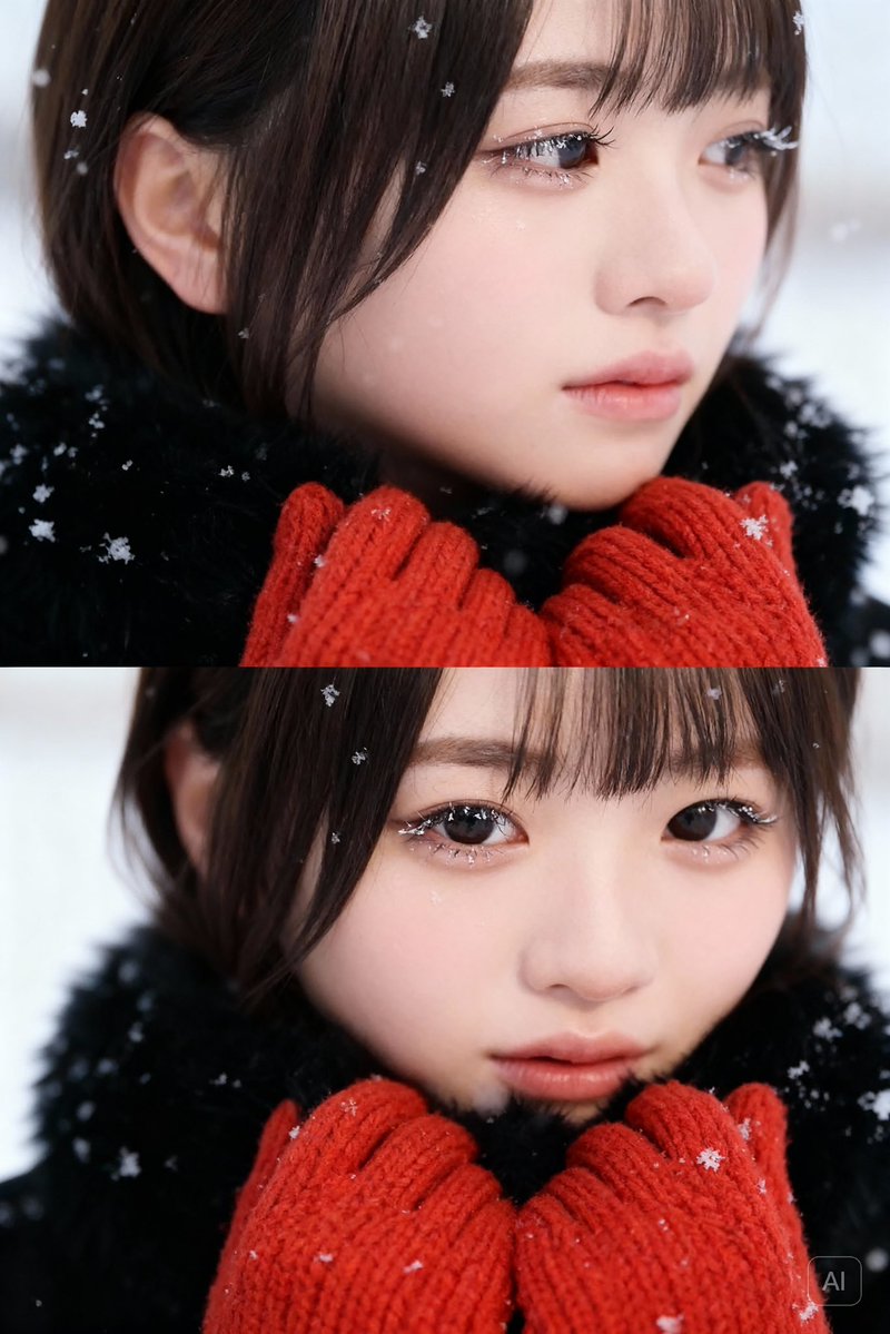 02927re's tweet image. 皆さんこんにちは☀️このＡＩ流行ってるみたいなので私も作って見ました💚少し雰囲気違うけど、これはこれでよき？🍀