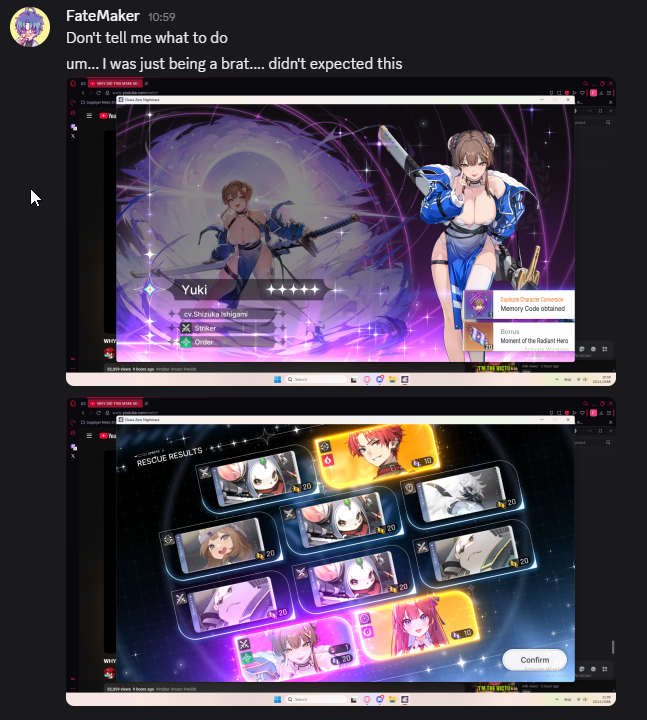 When being a brat ... pay off?