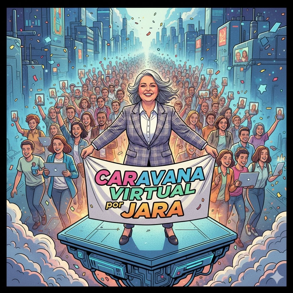 Bots fachos están pidiendo que denuncien mi cuenta, porque estamos haciendo campaña para que suban los seguidores de jara y llegar a más chilenos con su programa.
No,no no, nos moverán 😅
#CaravanaVirtualXJara 
<a href="/jeannette_jara/">Jeannette Jara Román</a>