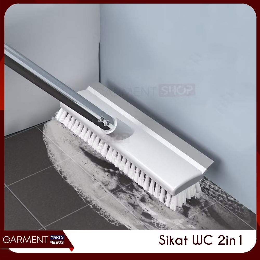 add_to_carts's tweet image. 2 IN 1 SIKAT + WIPER WC GAGANG PANJANG‼️‼️‼️

Cek Sikat Lantai Kamar Mandi Pembersih Dinding WC Wiper Dorong Serokan Air Gagang Panjang 2 In 1 dengan harga Rp30.999. Dapatkan di Shopee sekarang! s.shopee.co.id/3fw4sUHgqo?sha…
