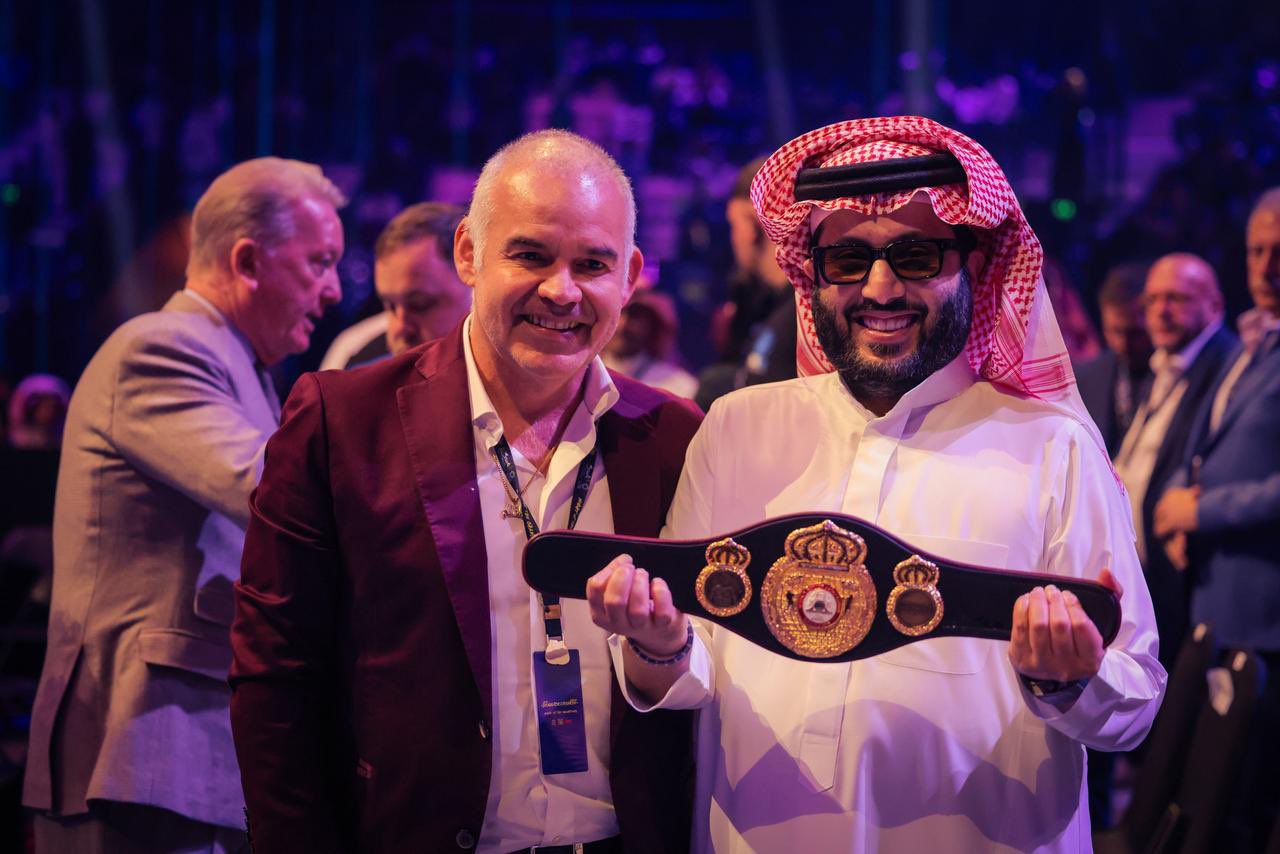  تركي آل الشيخ، رئيس مجلس إدارة الهيئة العامة للترفيه (GEA) رئيس الإتحاد السعودي للملاكمة. (إكس) 