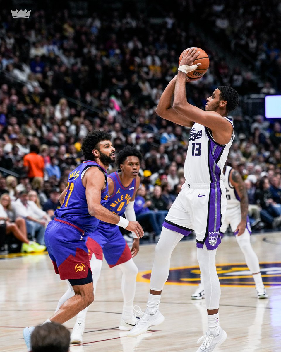 HALFTIME: Kings trail the Nuggets 65-61, at the break.

👑 Zach LaVine: 13 PTS, 2 REB
👑 Keegan Murray: 8 PTS, 1 REB, 1 AST
👑 Dennis Schröder: 9 PTS, 4 AST 