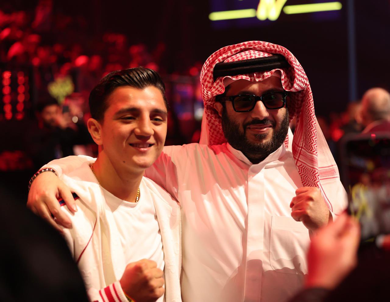  تركي آل الشيخ، رئيس مجلس إدارة الهيئة العامة للترفيه (GEA) رئيس الإتحاد السعودي للملاكمة. (إكس) 