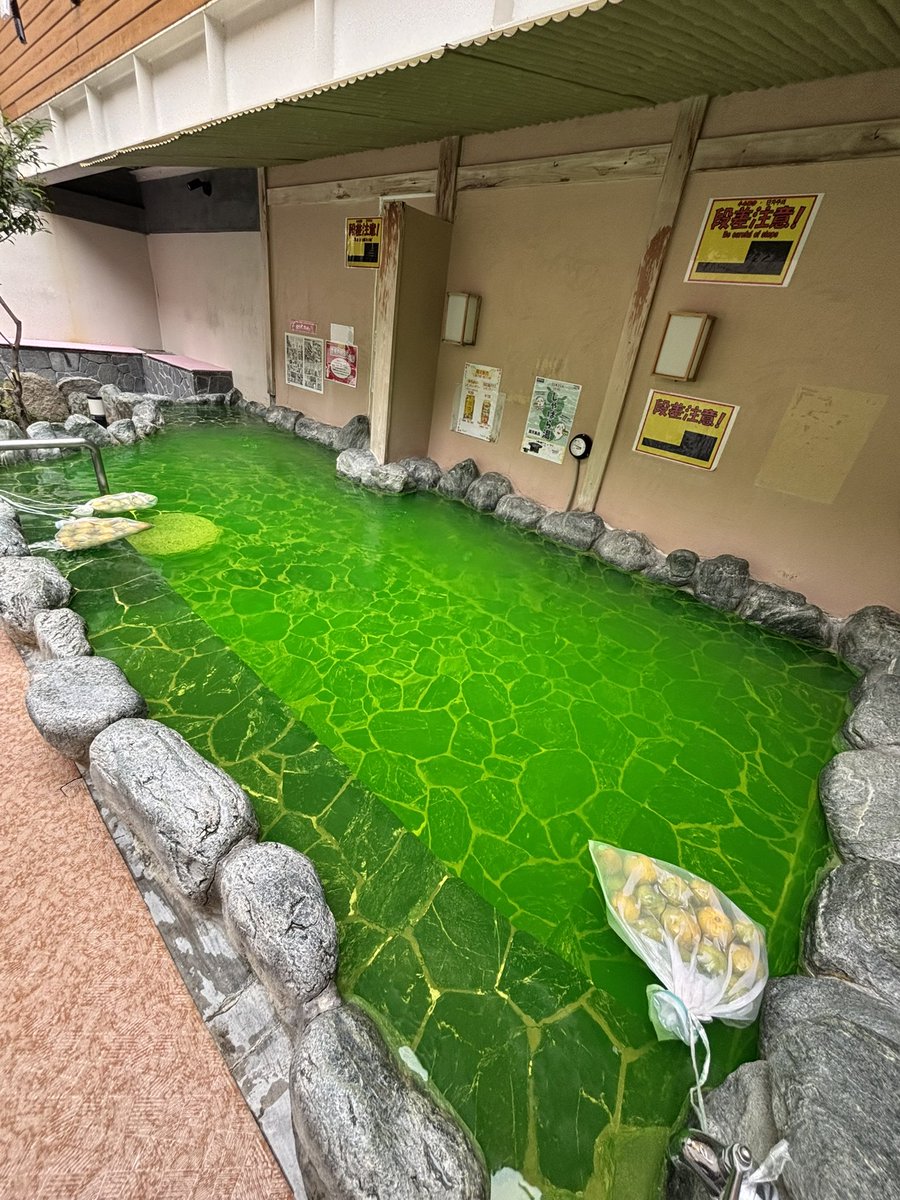 kotobukiyu1010's tweet image. 寿湯本日も開店してます🙋‍♀️

露天風呂
🍊じゃばら湯🍊

じゃばらの名前は、「邪気を払うほどに酸っぱい」ことから、「邪」を「祓う」という意味で名付けられたといわれてます👨‍🎓

薬湯　大人気✨
🥤イヨシコーラの湯🥤