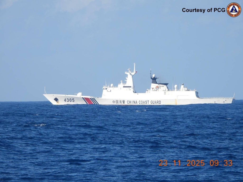 jaytaryela's tweet image. Philippine Coast Guard Conducts Vigilant Maritime Patrol, Shadows Chinese Vessels in West Philippine Sea

The Philippine Coast Guard (PCG) today reaffirmed its commitment to safeguarding the nation&apos;s maritime domain as the BRP Cabra (MRRV-4409) successfully shadowed two China…