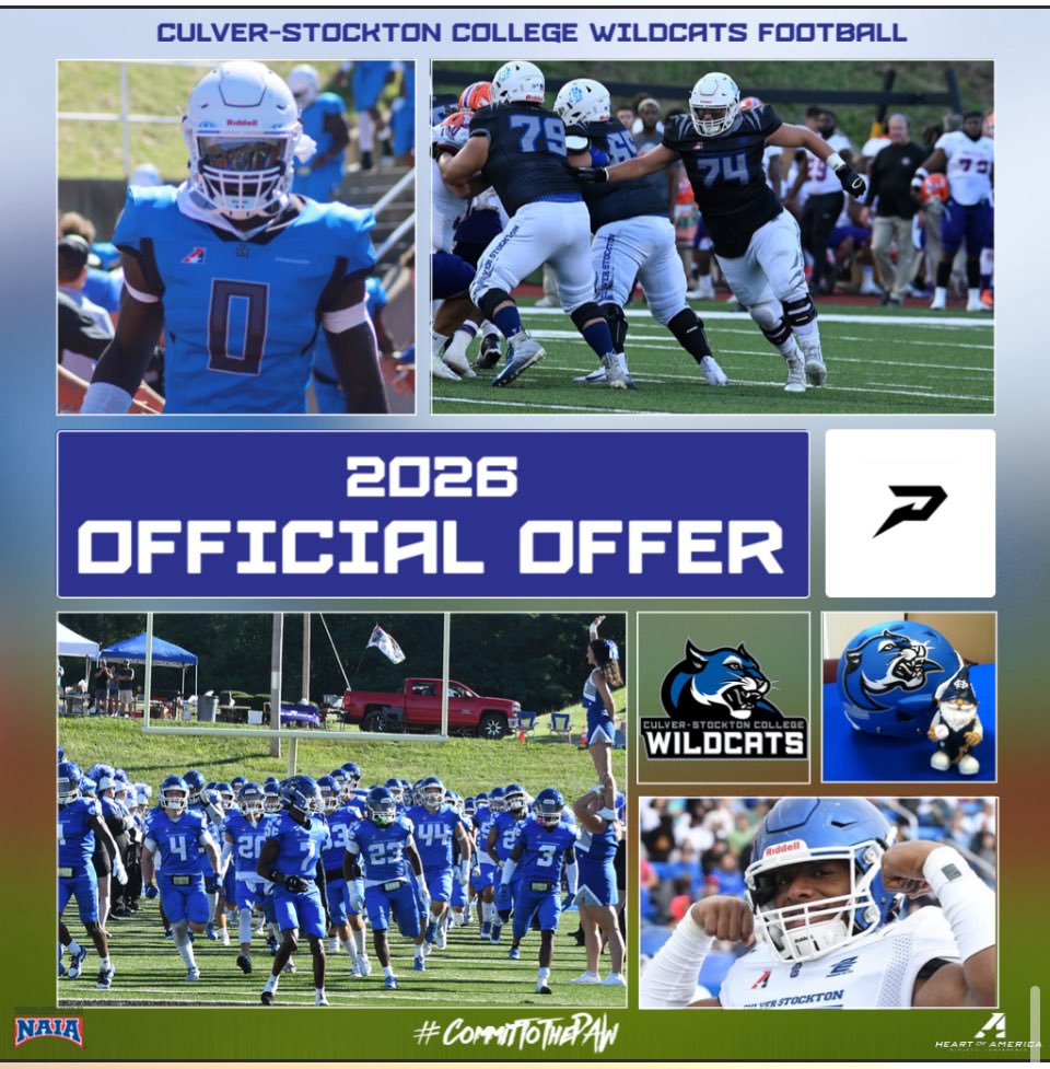 After a great conversation!! I am blessed to receive an offer from Culver-Stockton College!!
<a href="/CoachCutshaw/">Roy Cutshaw Jr</a> <a href="/NEGARecruits/">Northeast Georgia Recruits</a> <a href="/CoachMJones64/">Matt Jones</a>