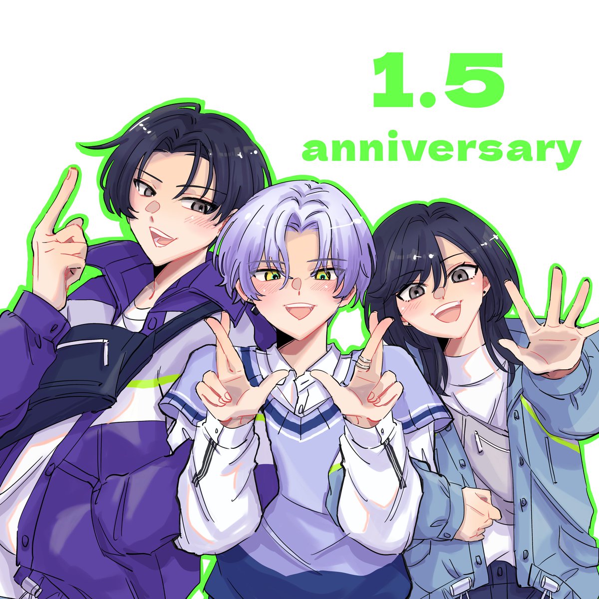 1.5anniversary ˚✩∗*ﾟ⋆｡˚✩☪︎⋆｡˚✩˚✩∗*ﾟ⋆｡˚✩⋆｡˚✩ #エイトリFA