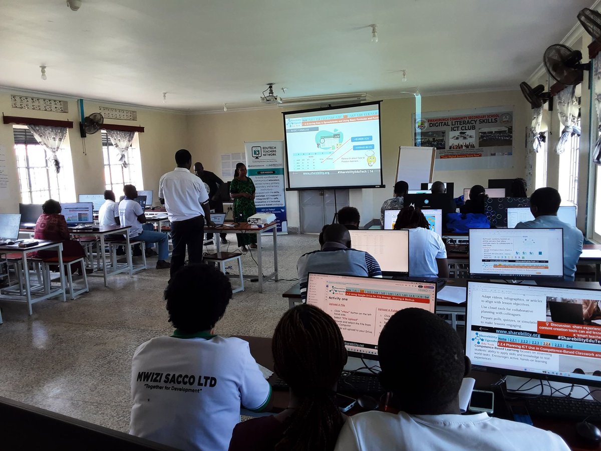 EduTechTrsNet's tweet image. Our Western Uganda bootcamp was a success as we engaged in several minds-on and hands-on activities from the Sharebility EduTech Course (sharebility.org/edutech-course) with educators of different subjects. 

Transforming Education, #1ClickAtaTime #SharebilityEduTech @EduTechTrsNet