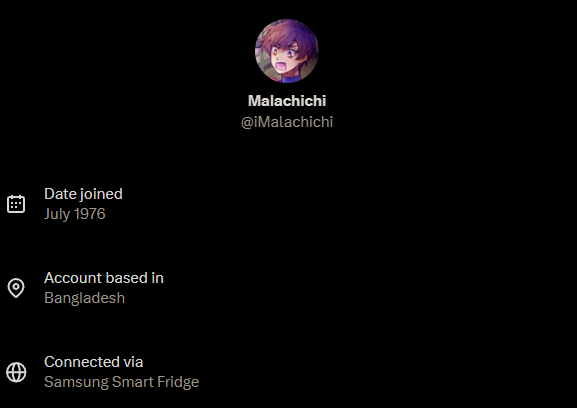 Nat_Nightfall's tweet photo. Accounts being exposed left and right... 
Not even @iMalachichi could escape the update https://t.co/uSDiq5fsb6