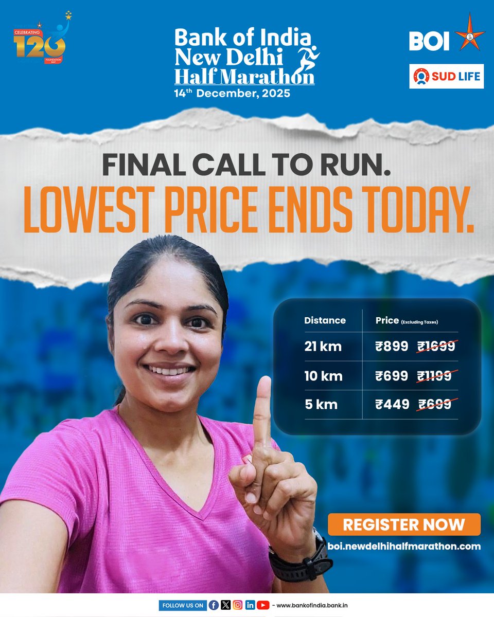 BOI New Delhi Half Marathon tweet media