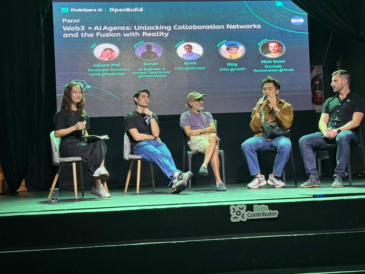 shrutiKohli_13's tweet image. DevConnect was a solid week for @BuildOnNodeOps  — and a big shoutout to Juliana (@JNodeops) for absolutely owning the floor.

From running Autogen workshops and walking builders through live deployments…

--&amp;gt; to moderating two packed sessions — the Web3 × AI Agents panel…