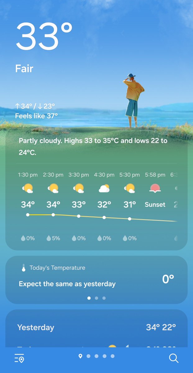 deepaksonar911's tweet image. With #OneUI8 Samsung might have got the aesthetics right of Weather App, But it&apos;s still not accurate.
And leaving the App to see Maps got to be the worst thing of it.
@SamsungIndia needs to fix this.
