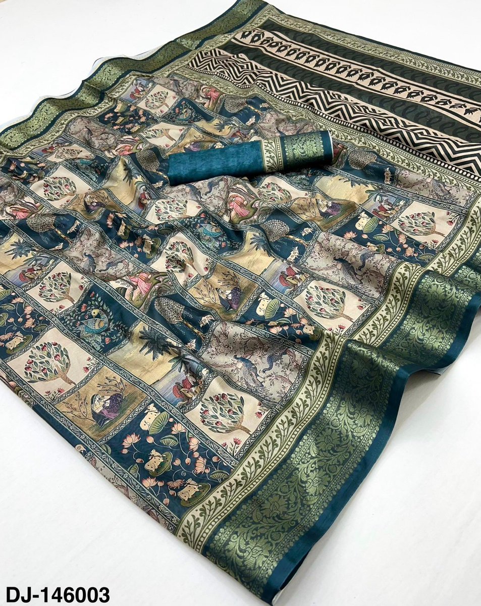 anmolrastogi's tweet image. Buy Beautiful Soft Dola Silk Saree with Jacquard Border &amp;amp; Designer Digital Print Allover.. 

DM for details 

#vocalforlocal #वोकलफॉरलोकल