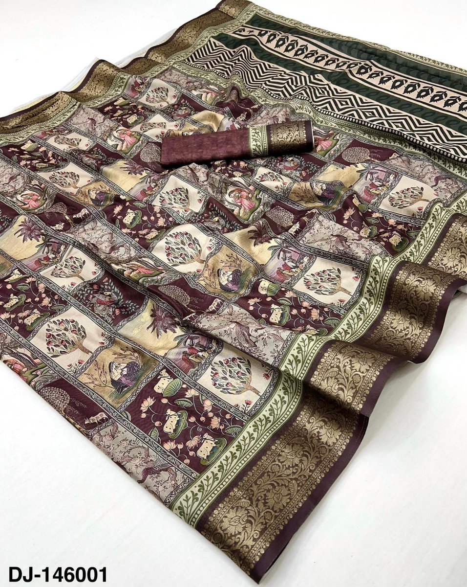 anmolrastogi's tweet image. Buy Beautiful Soft Dola Silk Saree with Jacquard Border &amp;amp; Designer Digital Print Allover.. 

DM for details 

#vocalforlocal #वोकलफॉरलोकल