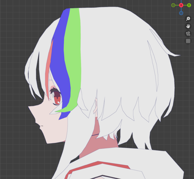 H1N0307's tweet photo. TLで3Dの横顔の話と、斜めの髪のボリュームの話を見かけて今頑張ってるとこだ！てなったやつ

どっから見てもおかしくないように意識しながら斜め顔描く時のシルエット再現するの大変だった https://t.co/Haabfa9YTi