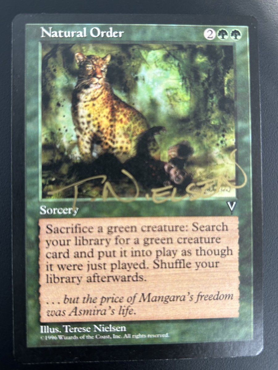 サインカード入荷✨】 Terese Nielsenさんのサイン入りのNatural Order