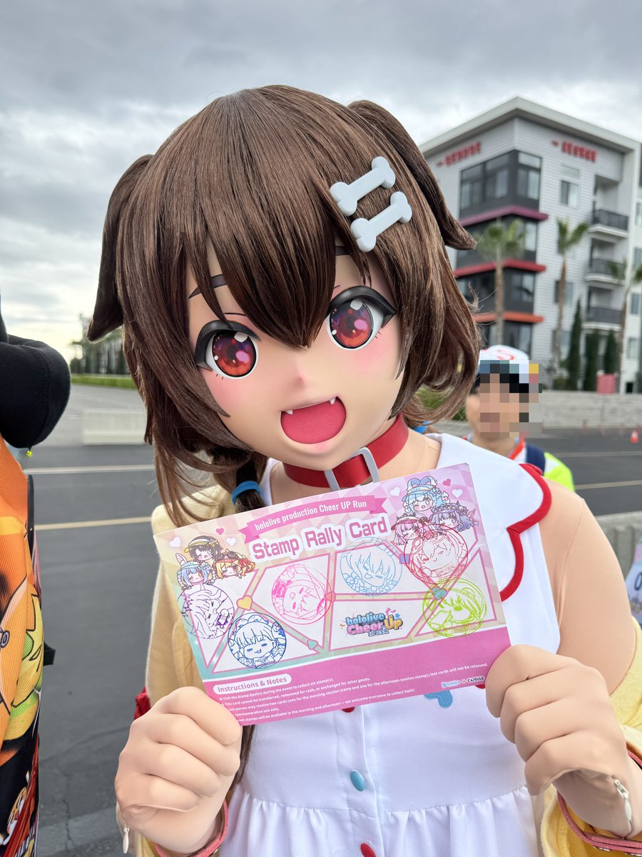 kenco_exe's tweet photo. We be collecting them stamps. 

#hololiveCheerUP #hololiveFunRun #hololiveCheerUPFunRun #OUENEVENT_USA https://t.co/ZGAc6wLxf0