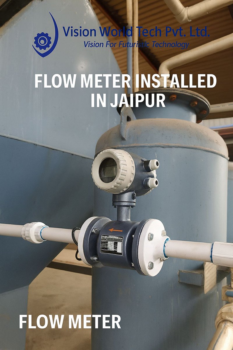 VWTPL's tweet image. Just completed a flow meter installation in Jaipur! Enhancing water management efficiency. #VisionWorldTech #VWTPL #FlowMeter #WaterManagement #TechInIndia #Innovation #SmartTech