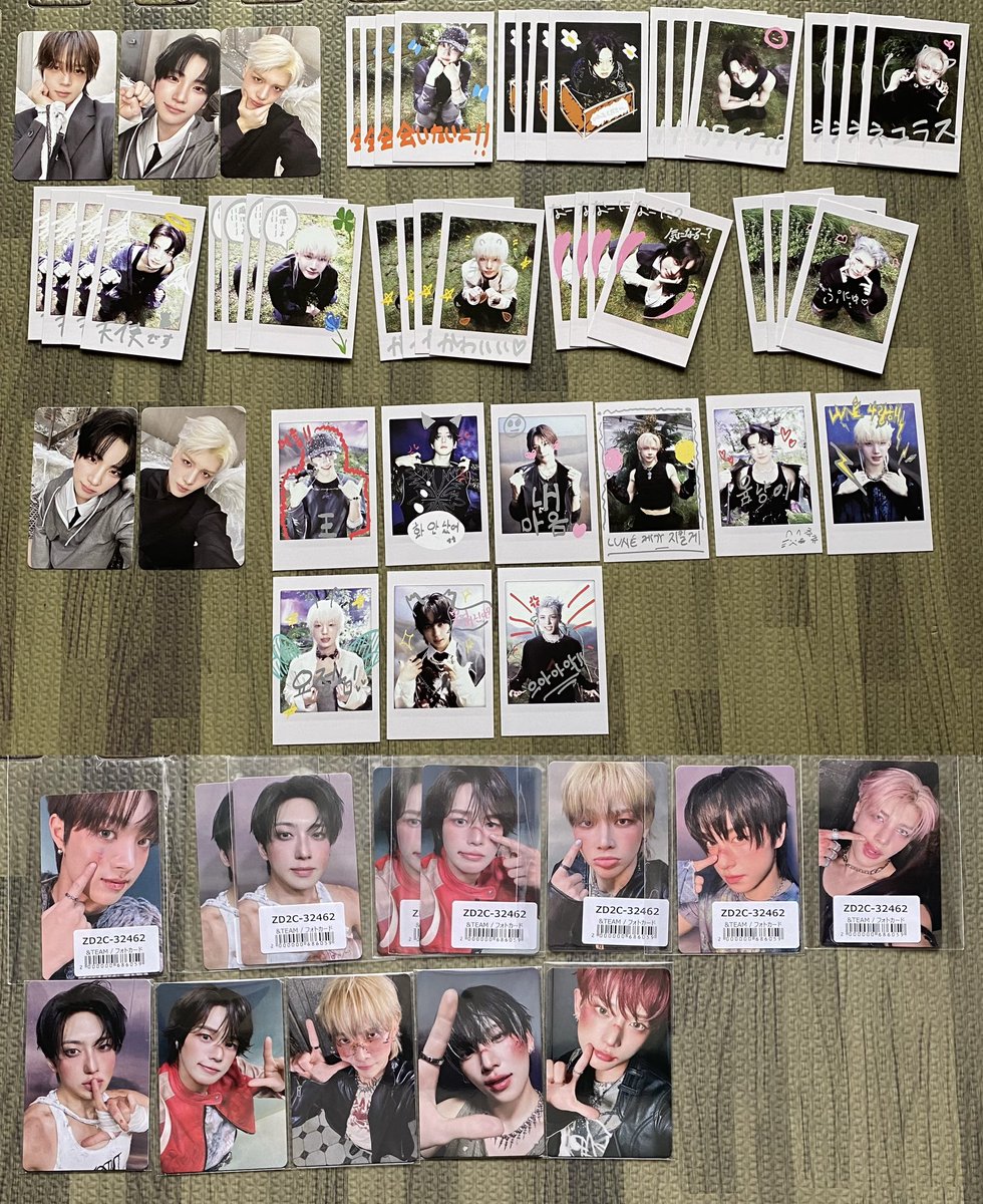 scejwn's tweet photo. &amp;TEAM Back to Life トレカ フォトシート 交換

【譲】  EJ FUMA K NICHOLAS YUMA JO HARUA TAKI MAKI (画像1,2枚目参照)

【求】  EJ JO (画像3,4枚目参照)

郵送のみ📮

お気軽にリプお願いたします🙇

 #andTEAM 
 #andTEAM交換  #andTEAM_交換 https://t.co/nJwqTfwlNw