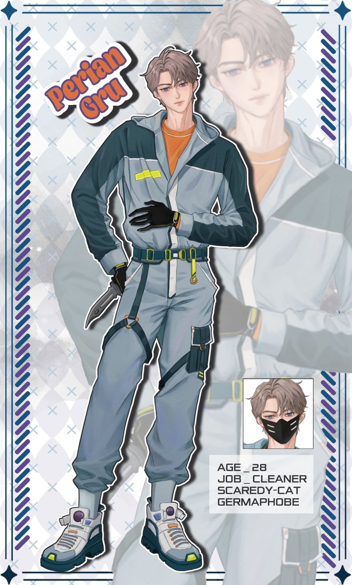 #OC 
제일 애정하는 자캐 
엔딩 나서 올려봅니다..