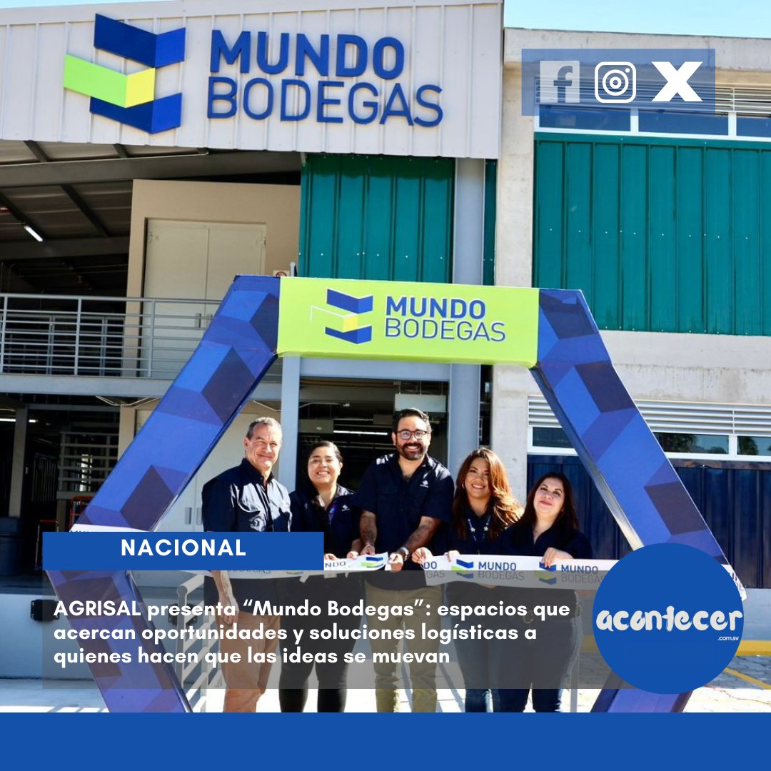 acontecercomsv's tweet image. 🚚✨ Mundo Bodegas llega para facilitar la logística: almacenamiento flexible, cercanía y eficiencia para emprendedores, empresas y personas naturales. 📍 Apopa ya abrió; Soyapango viene en camino. 

Nota aquí shre.ink/qEIj 

@Agrisal_SV #CrecimientoSV #Soluciones