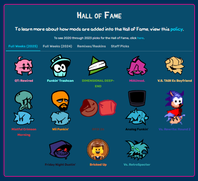 Vs. Retrospecter was added to the Hall of Fame template on November 22 2025. 

Congratulations To:

<a href="/RetroSpecter_/">RetroSpecter (Vs. Retro P2 OUT NOW 📌)</a>, <a href="/KamexVGM/">Kamex 🇩🇴 | BLM</a>, <a href="/BSkelebunny01/">BonesTheSkelebunny01</a>, AurumArt_, <a href="/Daxite_/">🦇 dax 🦇</a>, <a href="/ChubbyAlt/">ChubbyDumpy 🏆</a>, LilyClipster, Ars_Machina_, <a href="/BunnyMalicious/">MaliciousBunny</a>, Shadow Mario, _terrawr_BYTES_, Wolfwrathknight,