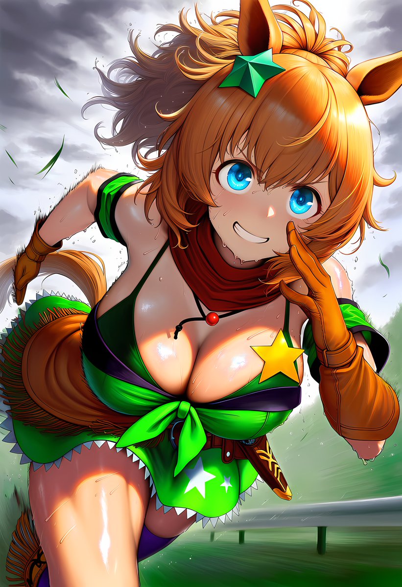 勝ちたい！！ #NovelAI #タイキシャトル #ウマ娘