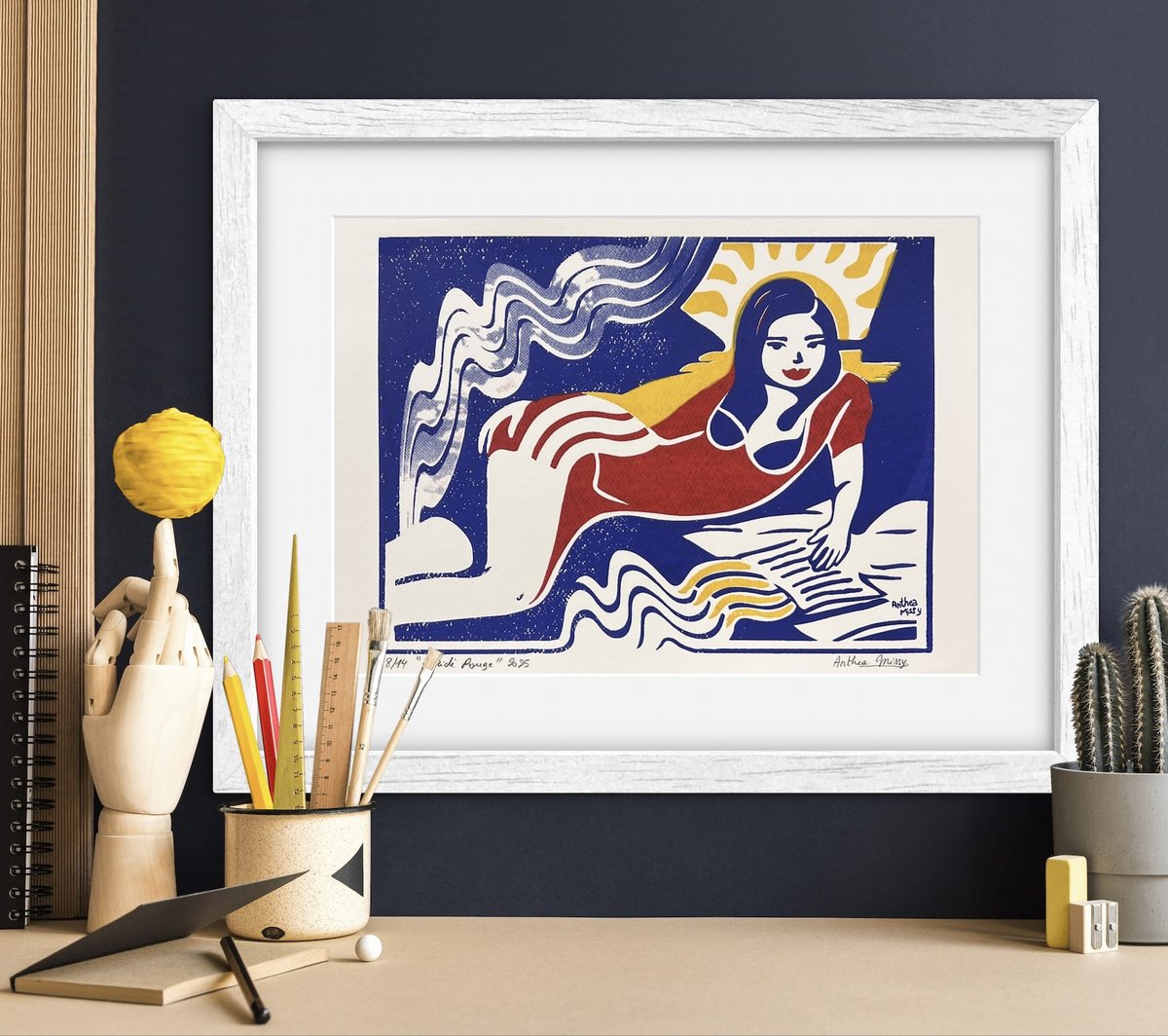 AddictedGallery's tweet image. Midday light lingers between perception and longing, where color becomes feeling and stillness reveals the hidden warmth of being.
Get Your Art Fix!
&quot;Midi Rouge&quot; by Anthea Missy, 2025 bit.ly/47XmPO5
#MidiRouge #femininity #artgallery #buyart #collectart #artlovers